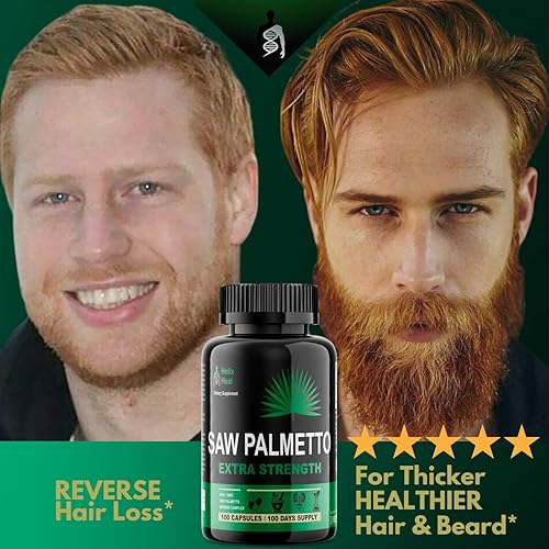Miniatura 7 de Saw Palmetto para hombres – Suplementos para la salud de la próstata para hombres Salud urinaria – Bloqueador natural de DHT, 500 mg tratamientos