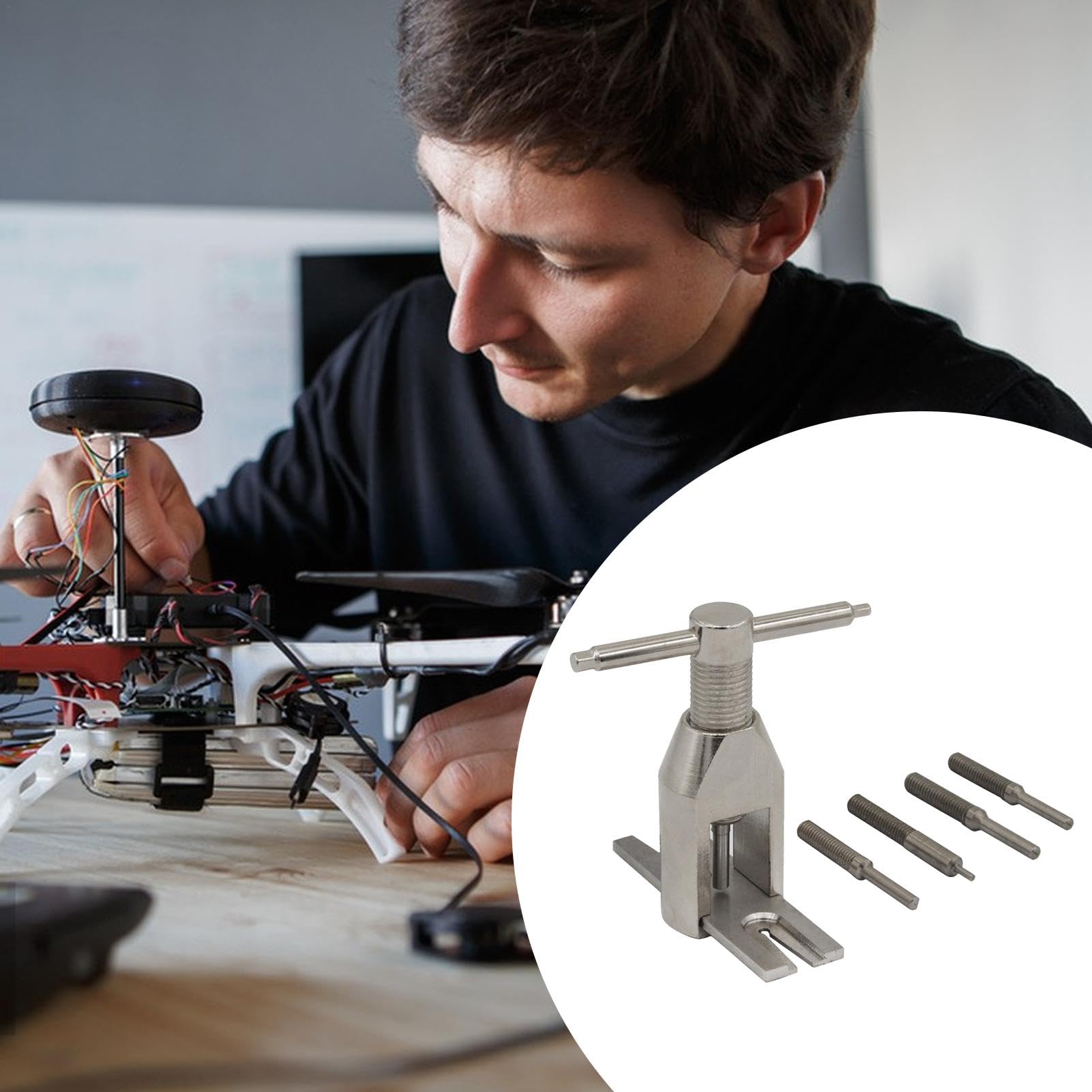 Kit Extracteur De Pignon Pour Moteur RC – 5 Pointes Interchangeables – Modélisme Avion/Train