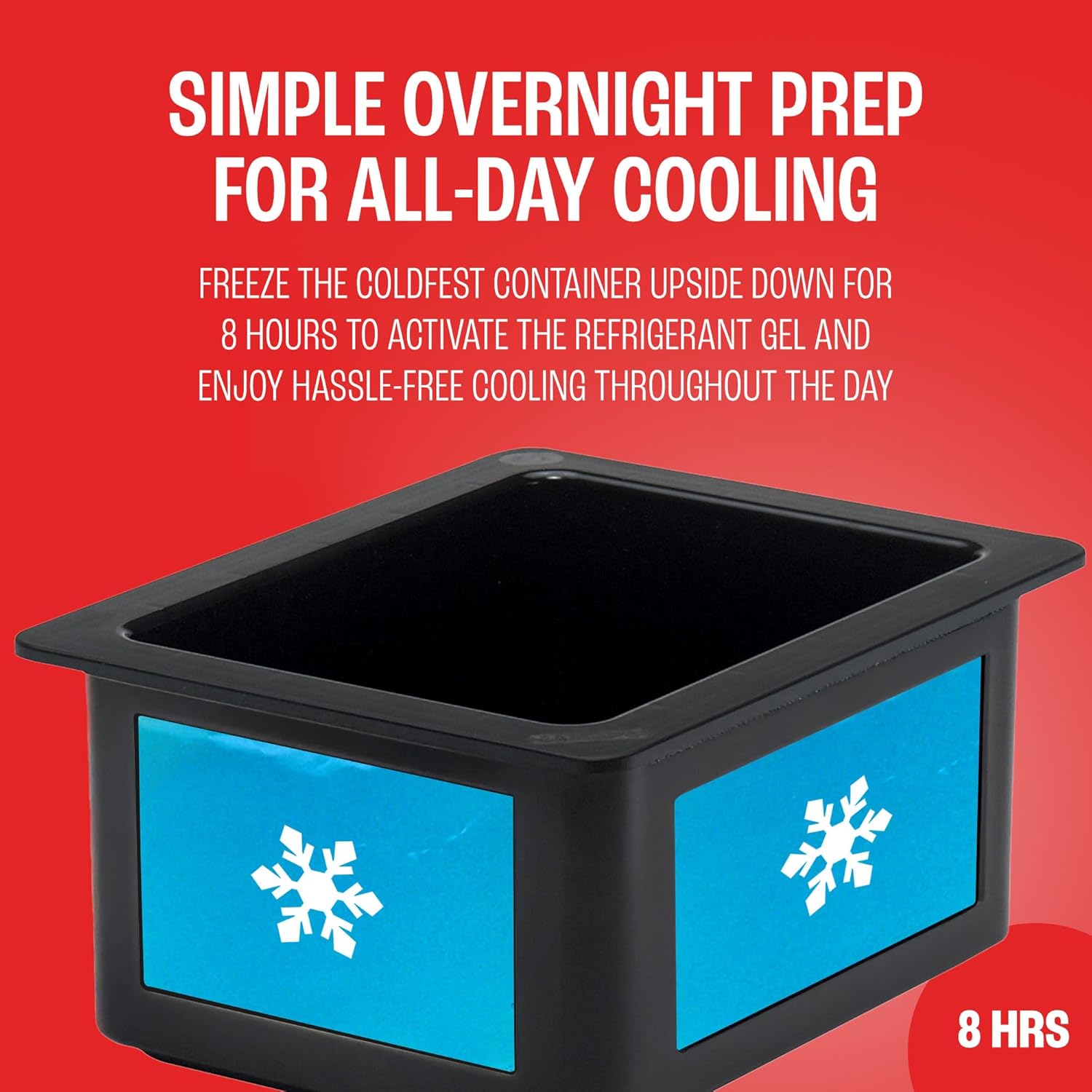 Cambro 26CF148 Cold Food Pan - Cold Fest Half-Size Case of 1