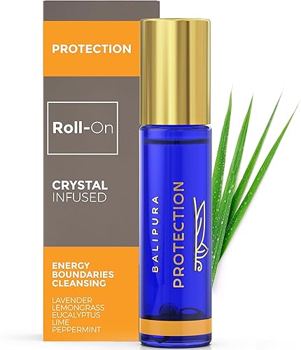 Miniatura 12 de BALIPURA - Crystal Aura Roll On - Aceite de aromaterapia Clear Mind - Aceites esenciales de árbol de té con cristales - Aceites esenciales - Aceites