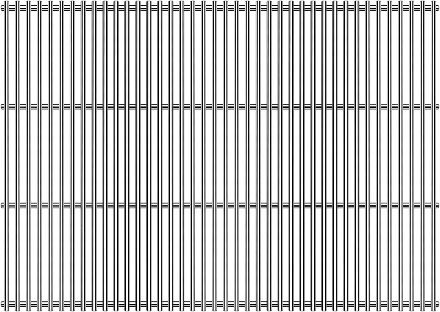 1Pack 28inch Grill Steel Wire Cooking Grid Grates Replacement Parts for Gas Grill Model Brinkmann 810-1750-S and More,Stainless Steel