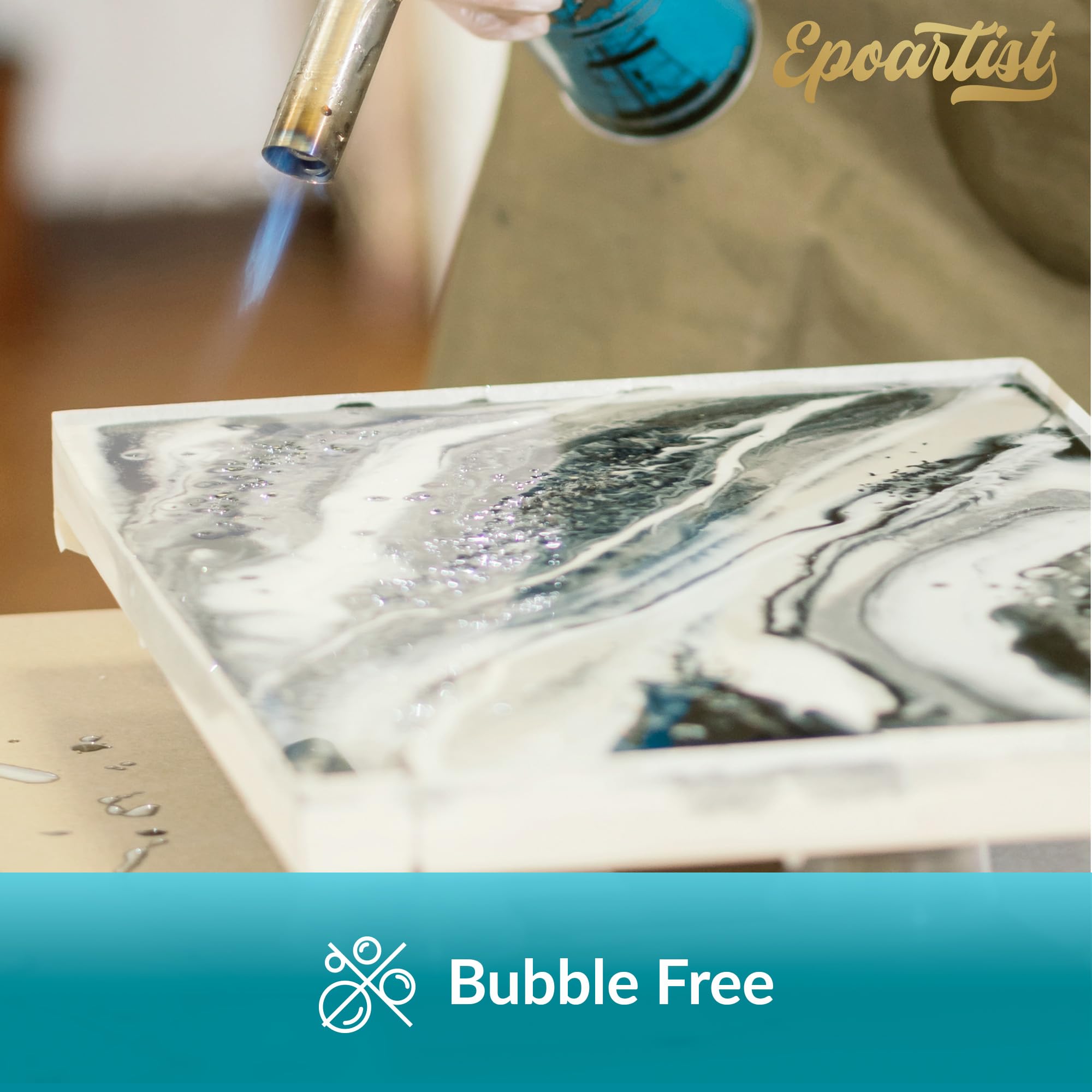 ゆらぎ　epoist . Epoxy Resin 1 Gallon Kit 3.8L Crystal Clear High Gloss