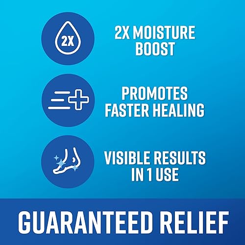 Miniatura 3 de O'Keeffe's Kit de reparación de talón para pies saludables con urea y ácido láctico - (1 par) fundas reutilizables para pies + 3 onzas de crema de