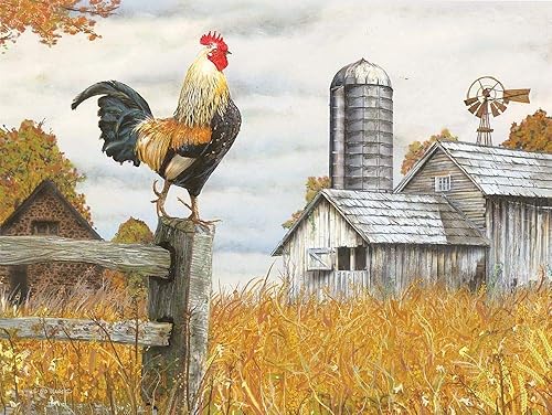 Down On The Farm Ii by Ed Wargo - 16x12 Art Print Poster