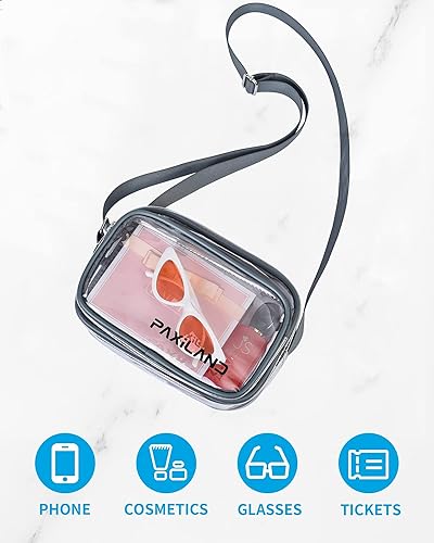 Miniatura 3 de Clear Bag Stadium Approved, Clear Purse for Stadium Concert Sport Event Work Travel Festival