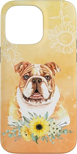 iPhone 14 Pro Max - Funda con diseño de flores florales y girasoles