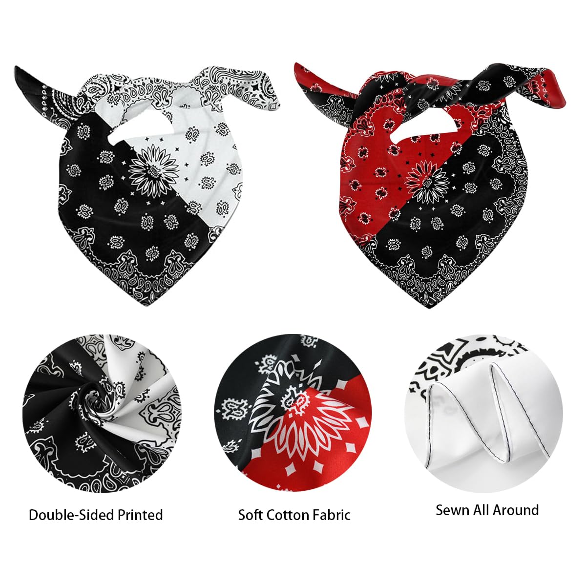 4 Stück Western Cowboyhut mit Bandana und Western-Cowboy-Anhänger, Kopfbedeckung für Faschingskostüme, Western Cowgirl Hüte für Verkleidung, Kostüm, Karneval, Mottoparty Cosplay Party Dress Up