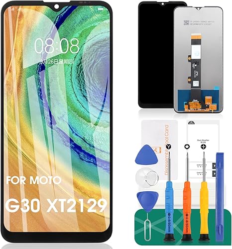 Para Moto G30 Reemplazo de pantalla para Moto G30 Pantalla LCD para XT2129 XT2129-1 XT2129-2 XT2129-3 Pantalla táctil Digitalizador Reemplazo