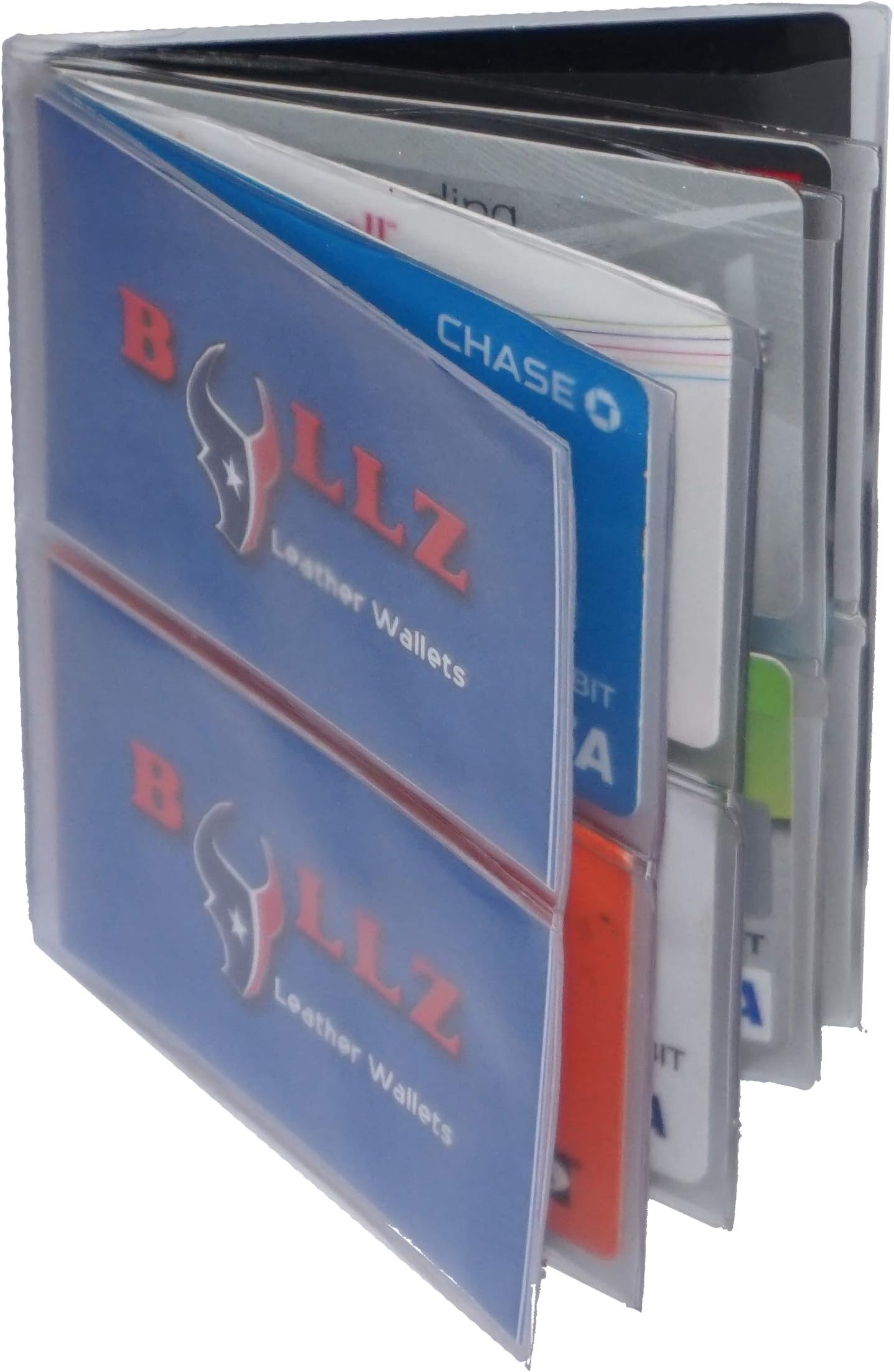 BullzTOP LOAD Heavy Duty Vinyl 6 Pages Hipster Wallet Inserts for Mens Wallets MADE IN USA