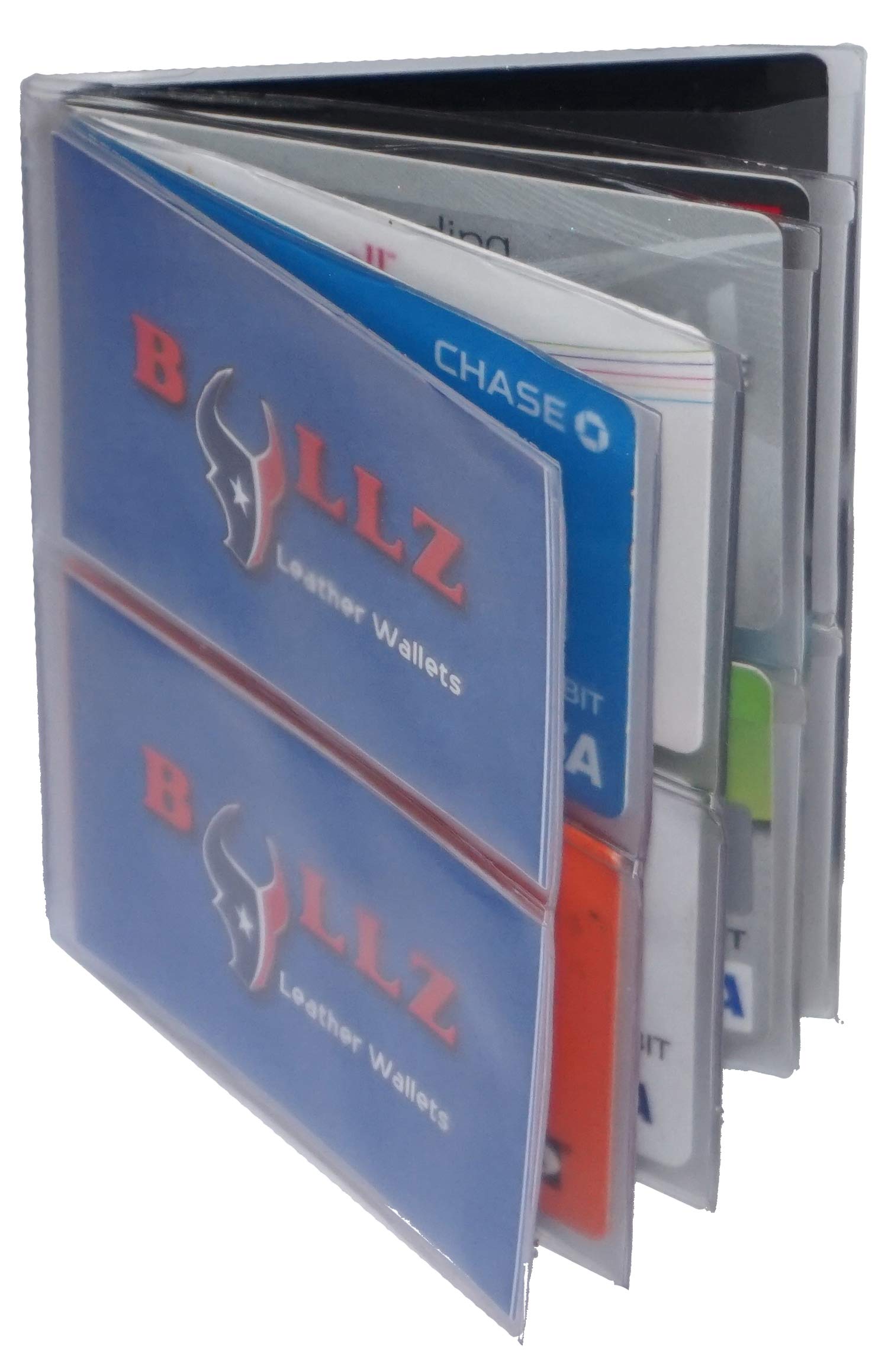 BullzTOP LOAD Heavy Duty Vinyl 6 Pages Hipster Wallet Inserts for Mens Wallets MADE IN USA