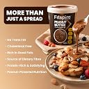 Fitspire Crunchy Chocolate Peanut Butter 400g- 23g Protein per 100g- High Protein Peanut Spread with Cocoa- Gluten-Free- Zero Trans Fat and No Hydrogenated Oils and Healthy Nut Butter gallery image