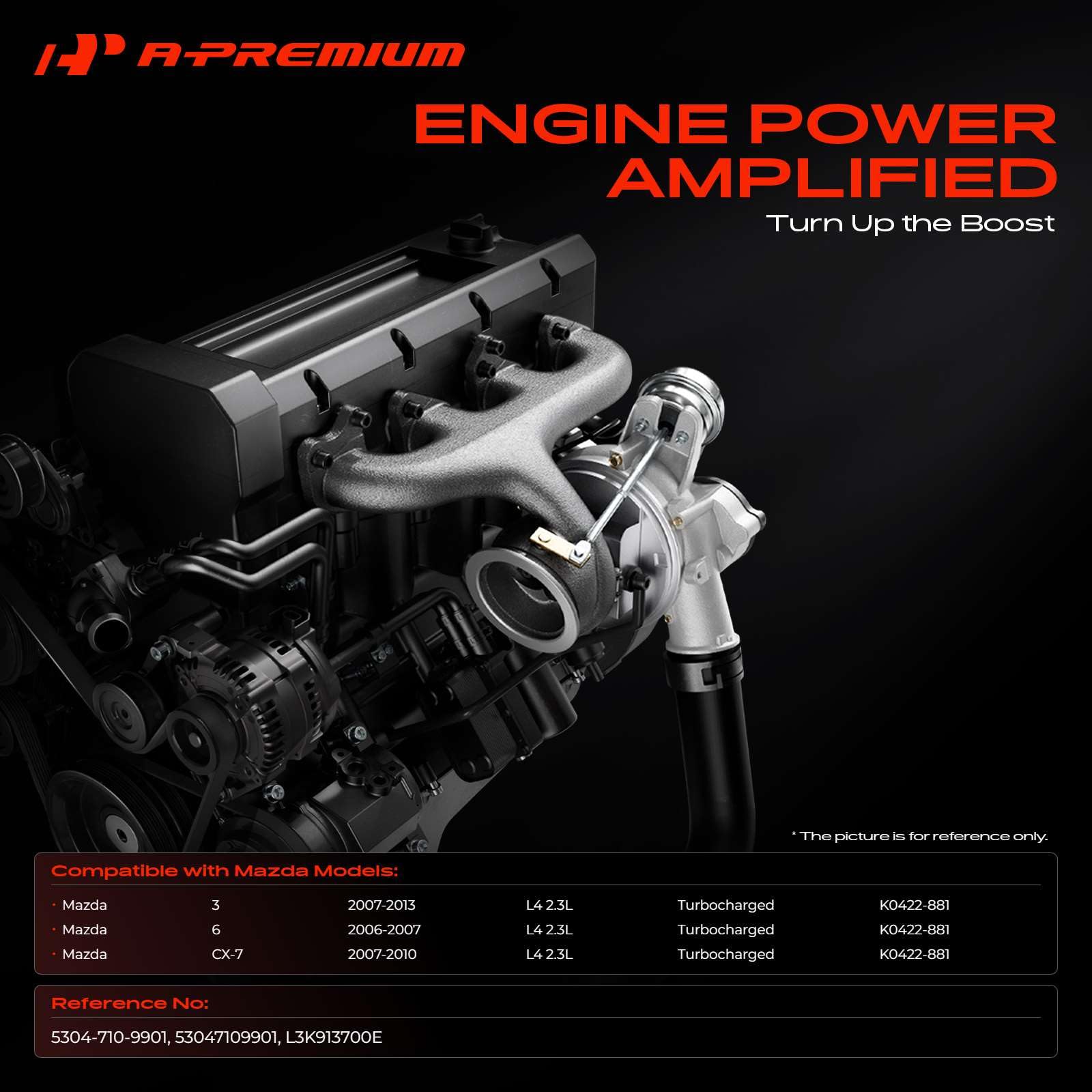 Amazon.com: A-Premium Complete Turbo Turbocharger Kit with