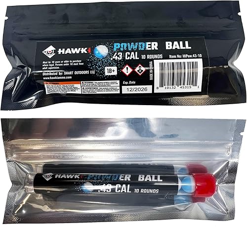 Miniatura 29 de Hawki - Bolas de pimienta o bolas de polvo de .50 Cal o .68 Cal menos letales para pistolas de paintball 10 bolas de polvo
