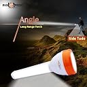 Pick Ur Needs Emergency Rechargeable 2 in 1 Long Range 50 Watt+Long Side Tube Search Torch Light with Dual Battery (Orange) gallery image