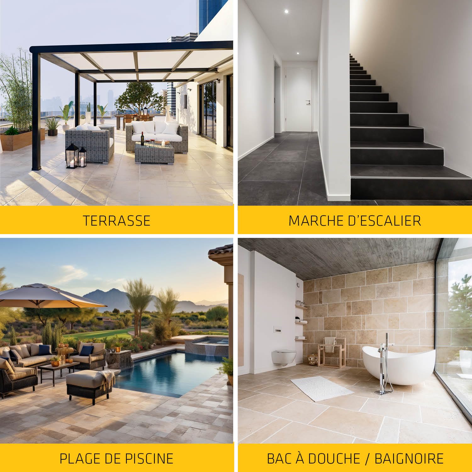 SIKA - Traitement Antidérapant prêt à l'emploi - Sikagard-199-2L | Pour carrelage lisses en terrasses, piscine, marches d'escalier, rampes d'accès - Intérieur & Extérieur - 8 à 20m²