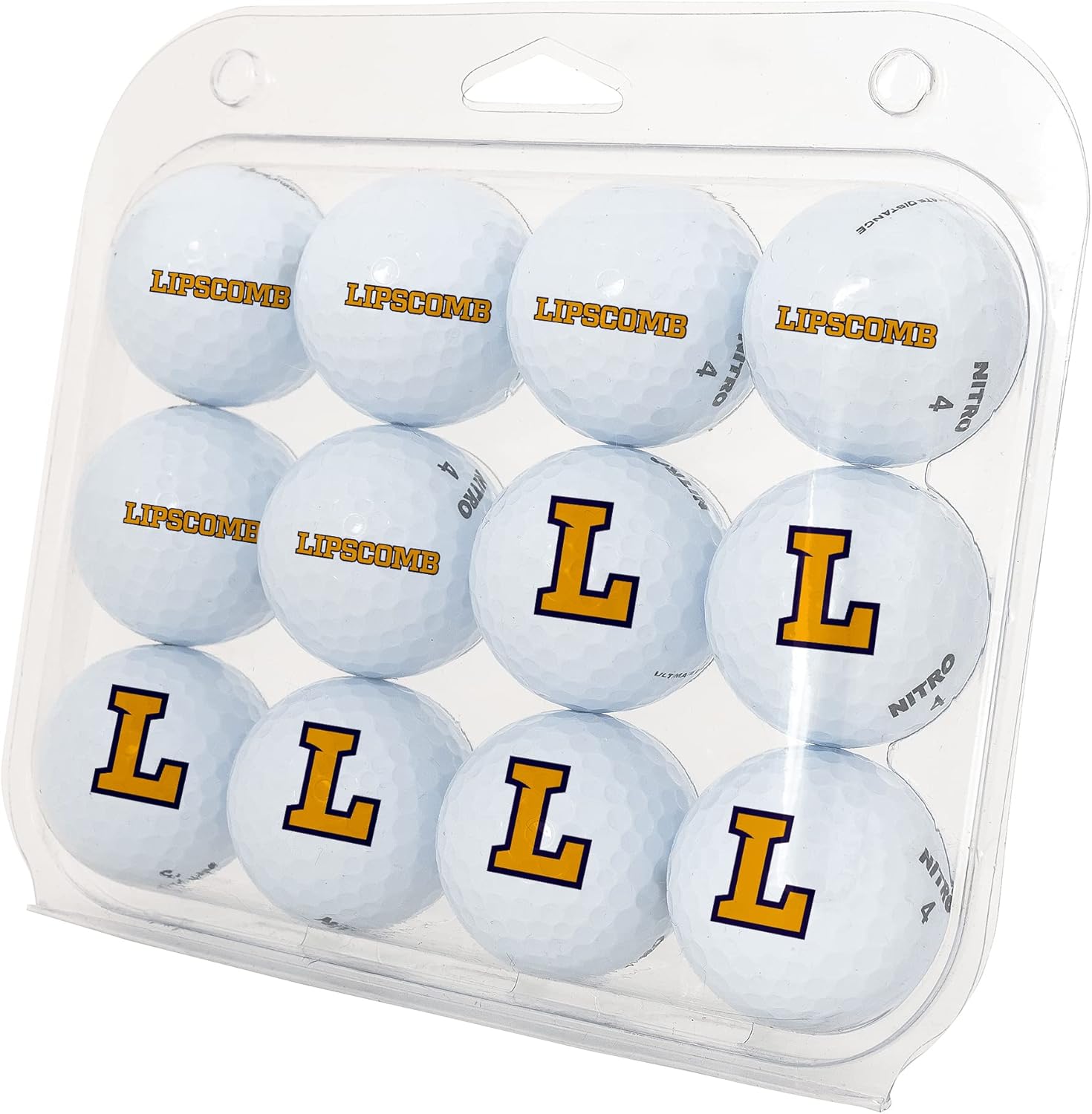 Desert Cactus Lipscomb University Golf Balls 12 Pack – LU Bisons Full Color Dozen – Officially Licensed Sport Team Accessory