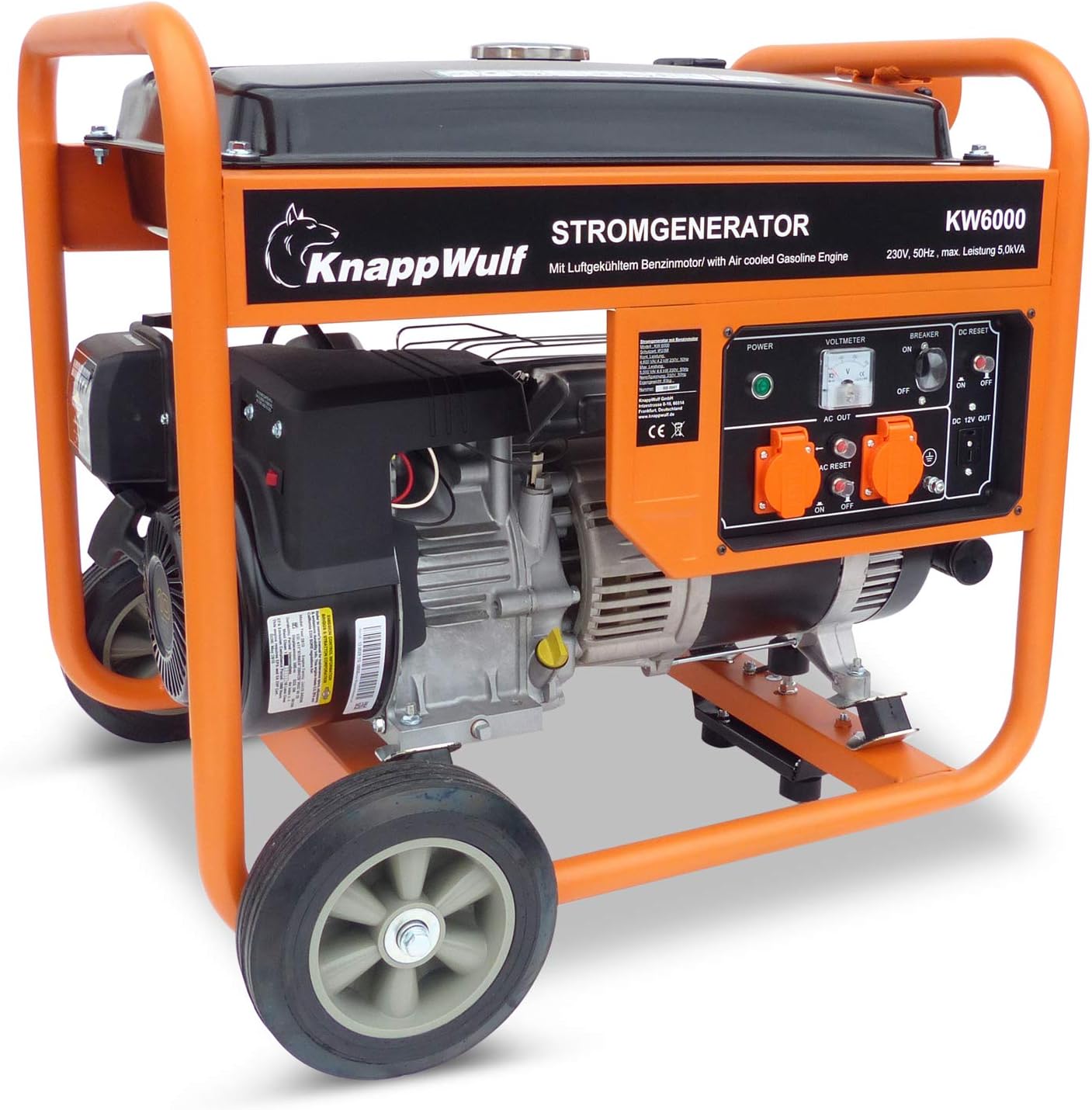 DeTec. Inverter Stromerzeuger 3,2 kW - Benzin Stromgenerator max. 3500 Watt 230V + 12V | Backup DeTec. Inverter Stromerzeuger 3,2 kW - Benzin Stromgenerator max. 3500 Watt 230V + 12V | Backup