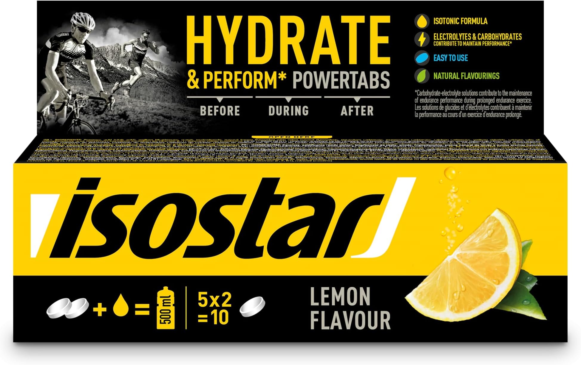 Isostar Fast Hydration Powertabs Lemon Tablets