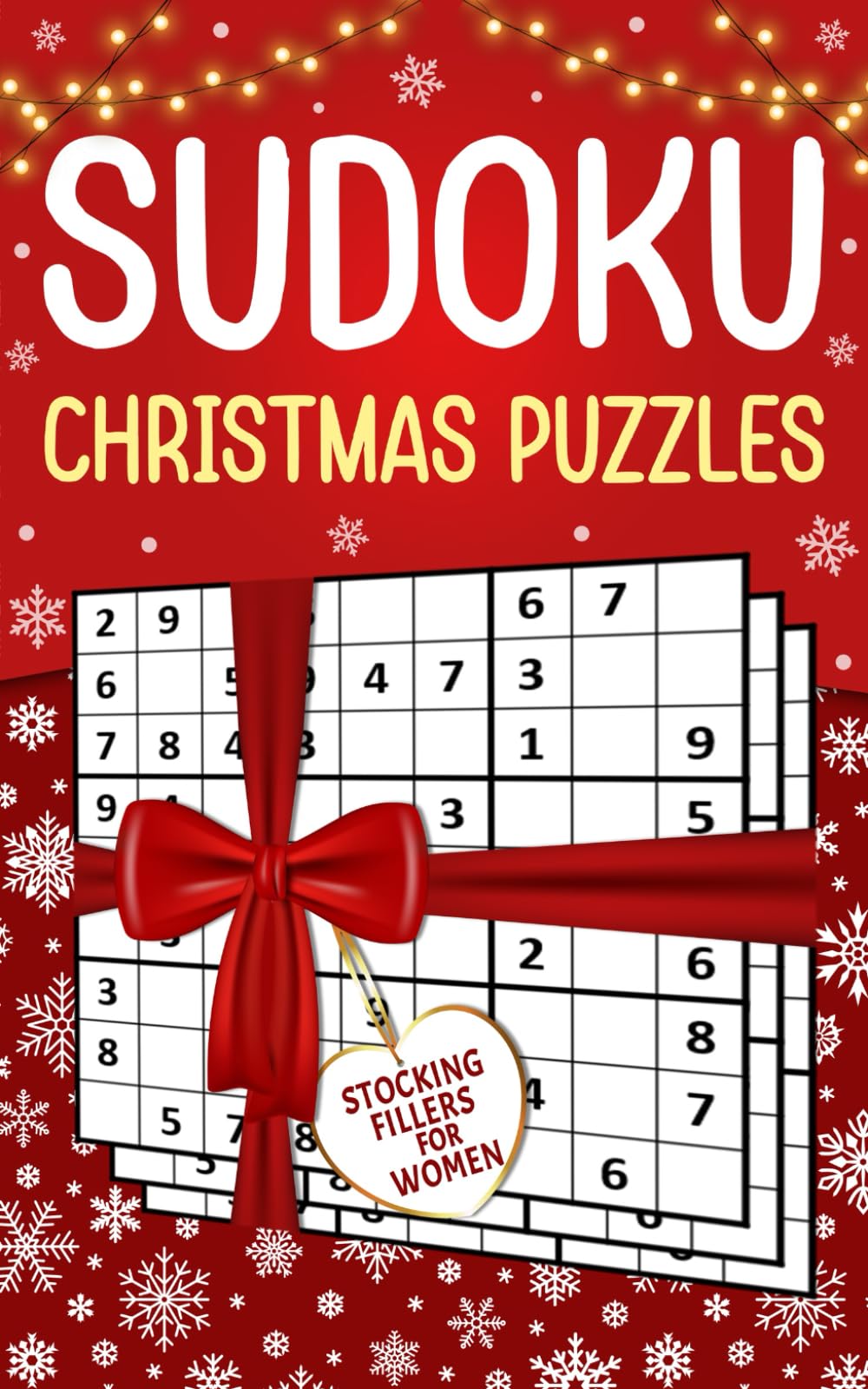 Stocking Fillers for Women: Sudoku Puzzles: Easy Medium and Hard Levels, Christmas Activity Book for Women (UK Edition)