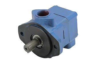 CHIEF V10 Vane Pumps V10-1P6P-1A20 1.19 CID, 6 GPM, 3000 Max PSI, 3000 Max RPM, 1" NPT Inlet and 1/2" NPT Outlet Ports, 2 Bolt A Mounting Flange, 3/4" Straight Keyed Shaft, CW Rotation, 256132