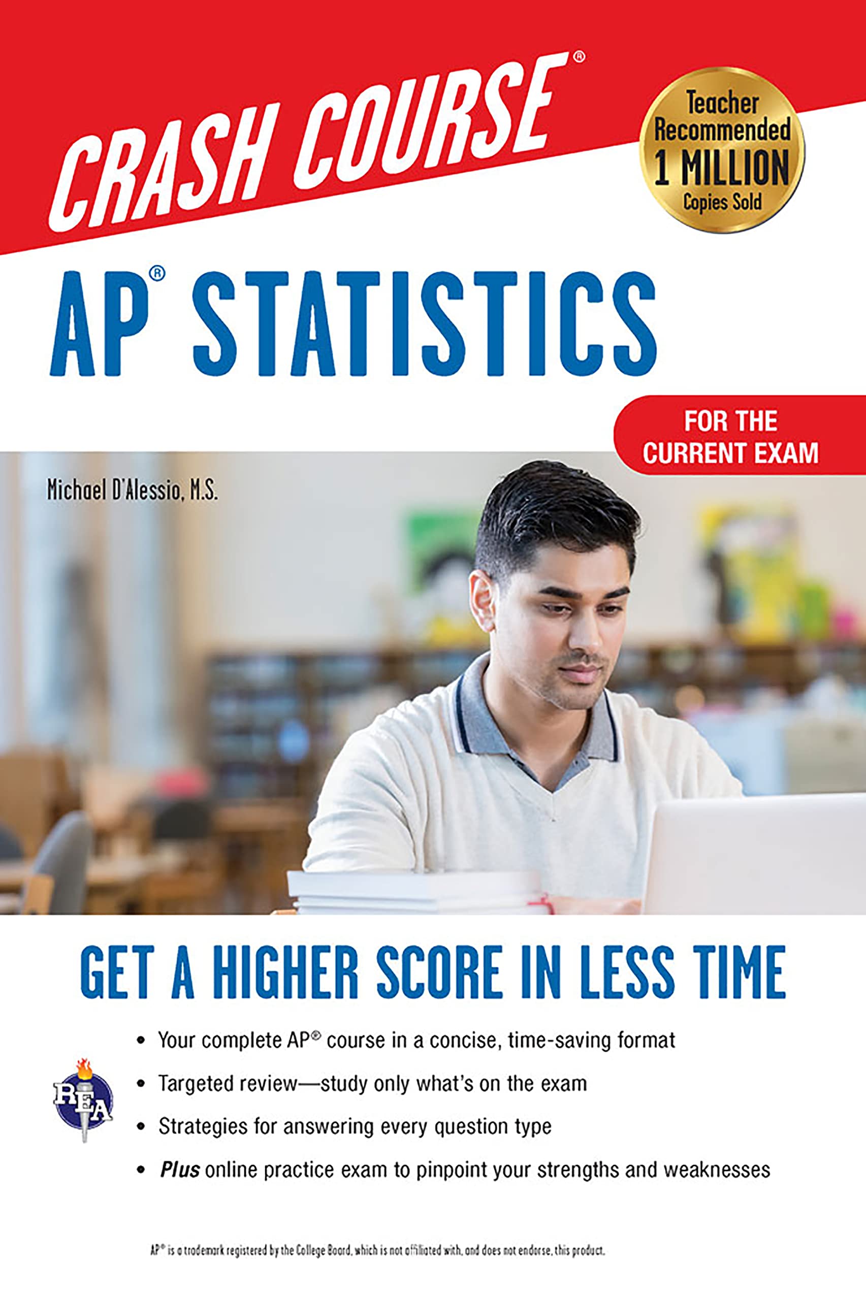 AP(r) Statistics Crash Course, Book + Online: Get a Higher Score in Less Time (Advanced Placement (AP) Crash Course)