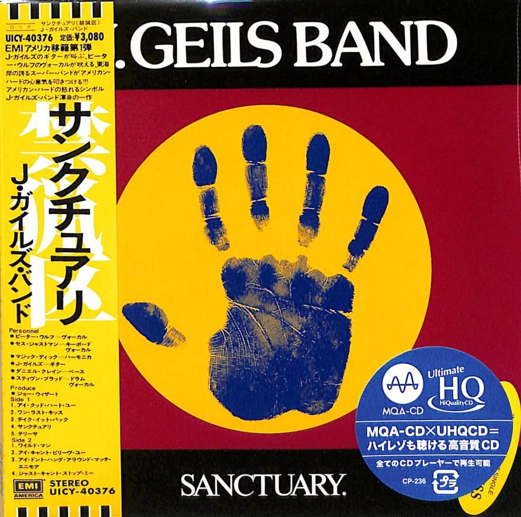 THE J.GEILS BAND-SANCTUARY-JAPANA OBI MQA UHQ-CD