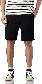 Amazon Brand - Symbol Men's Elasticated Relaxed FIT Twill Shorts Price In India
