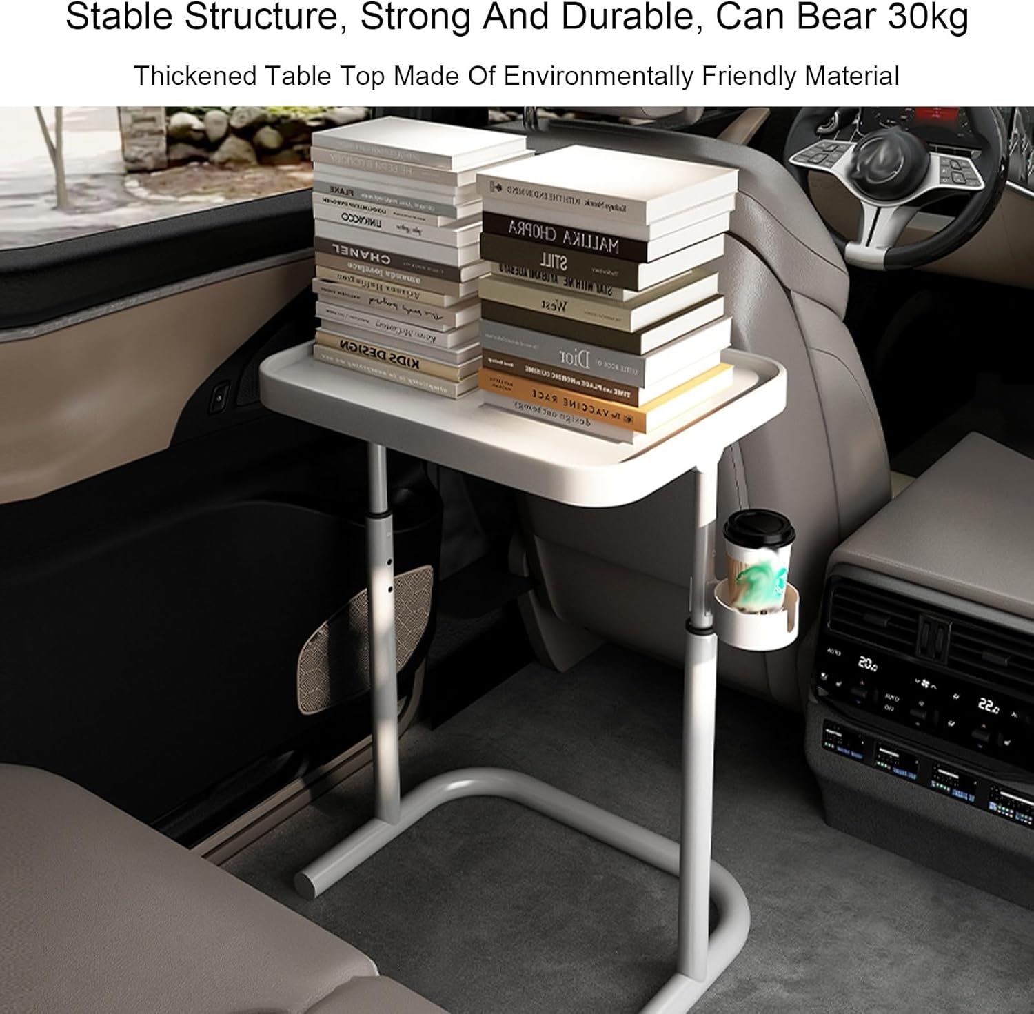 RV Folding Table, Foldable Dinette Table with Adjustable Height, for Home RV Conversion Vehicles, Outdoor Camping Picnic(Black)