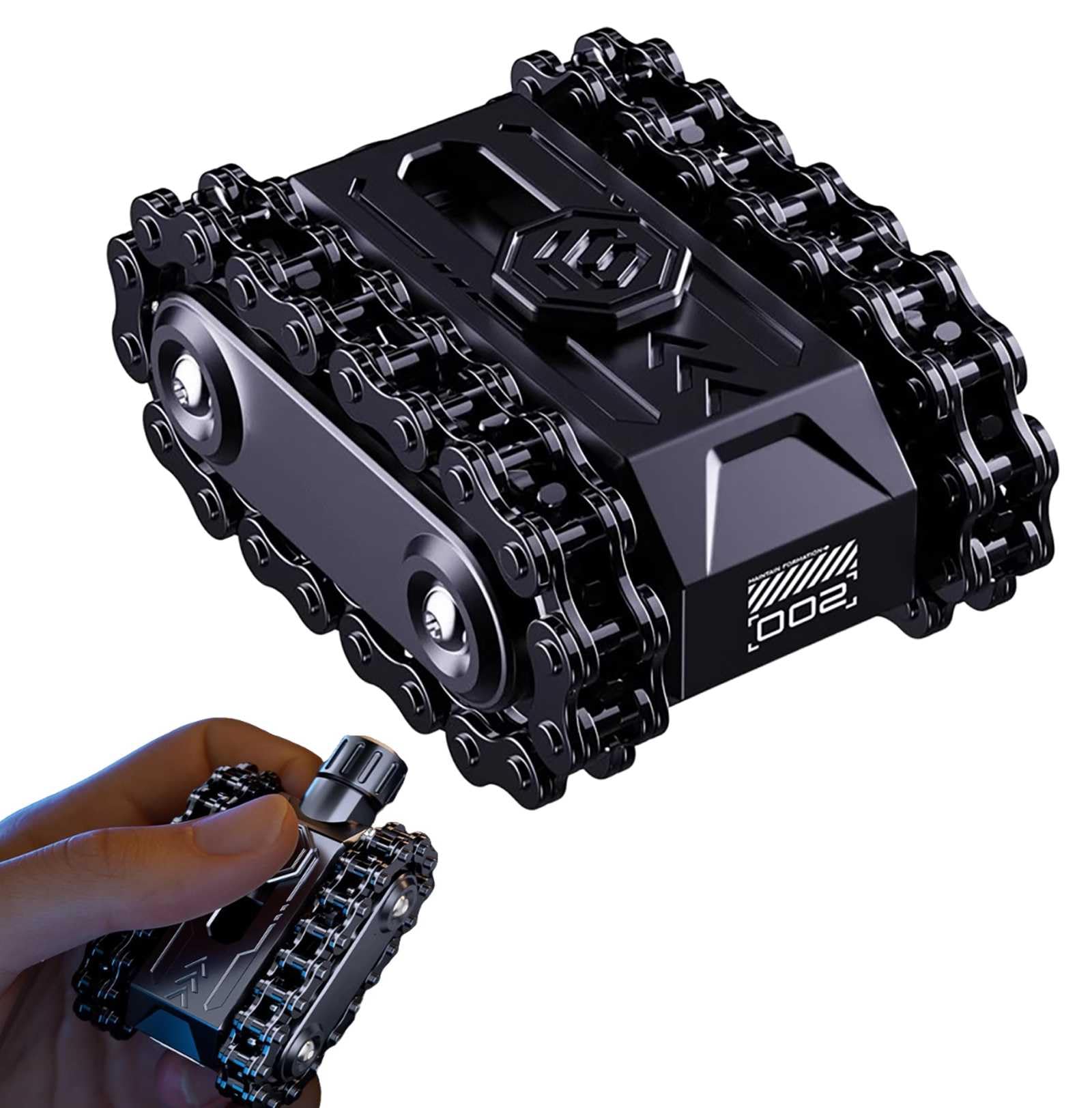 Metal Decompress Toys, Modellazione Mecha Giocattoli alla Moda edc Spinti Meccanicamente Artefatto Antistress Comodo in Mano Giocattoli Antistress, per Donne E Uomini