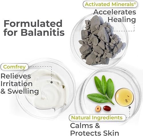 Miniatura 4 de terrasil Alivio de la balanitis - Tratamiento de balanitis para hombres, ungüento natural calmante para el prepucio para aliviar los síntomas de