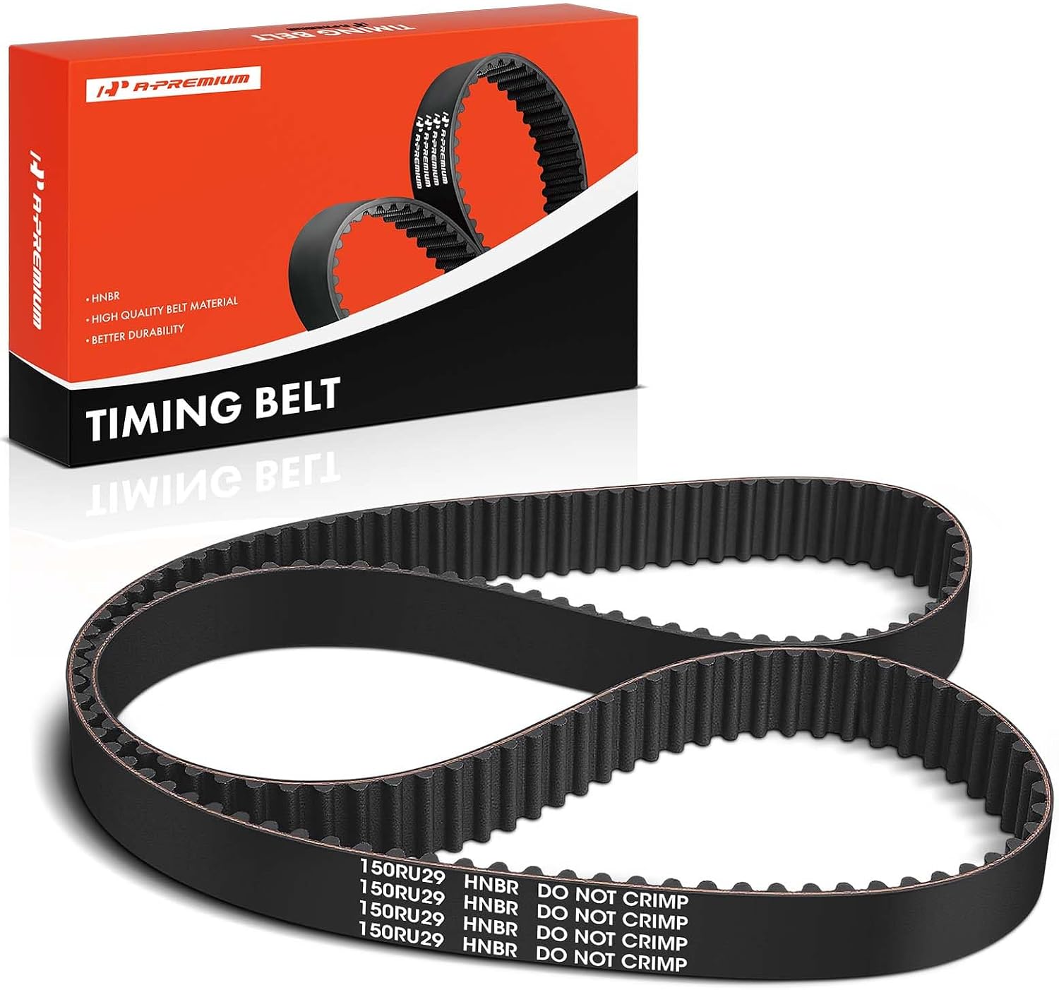 A-Premium Engine Timing Belt Compatible with Dodge Avenger Neon 1995-1999 & Chrysler Sebring 1995-1999 & Mitsubishi Eclipse 1995-1999 & Eagle Talon 1995-1998 & Plymouth Neon 1995-1999, 2.0L