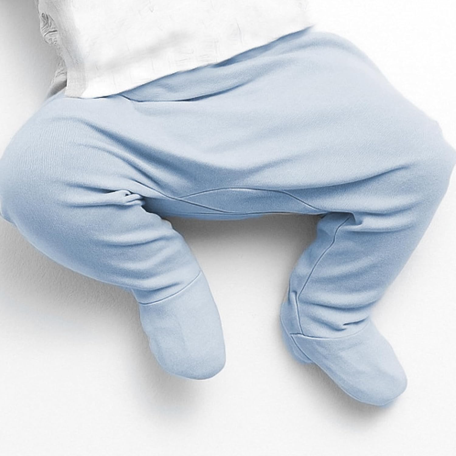 Unisex-Baby Fallon 3-Pack Footed Pants 100% Organic Cotton Bottoms for Baby Boys & Girls - Image 3