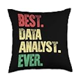 Data Analyst Best Data Analyst Throw Pillow