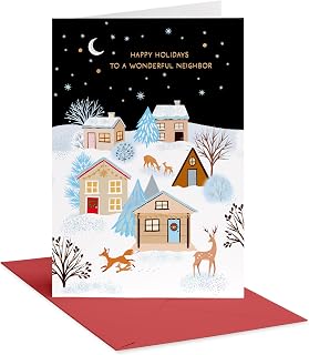 American Greetings Happy Holidays Card For Neighbor (Laughter, Joy, and Love)