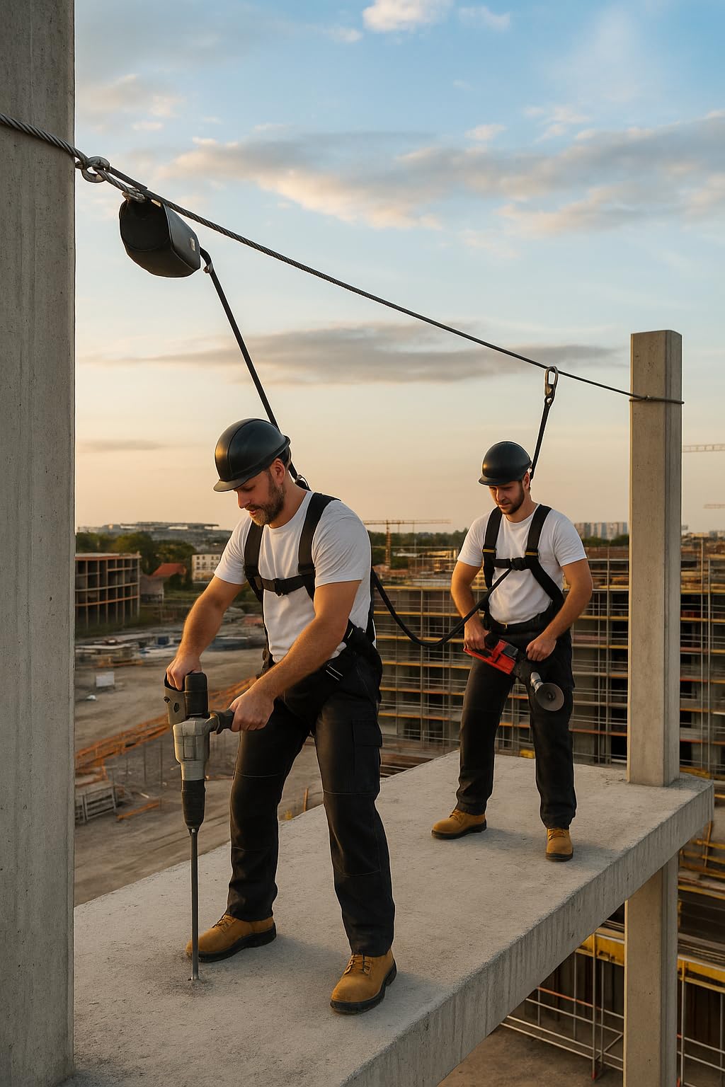 KRATOS SAFETY Ligne de Vie temporaire en Sangle