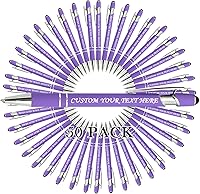 Vista 35 de 10 bolígrafos personalizados a granel, bolígrafo personalizado, bolígrafo grabado con nombre, logotipo, lápiz capacitivo para pantallas táctiles, a