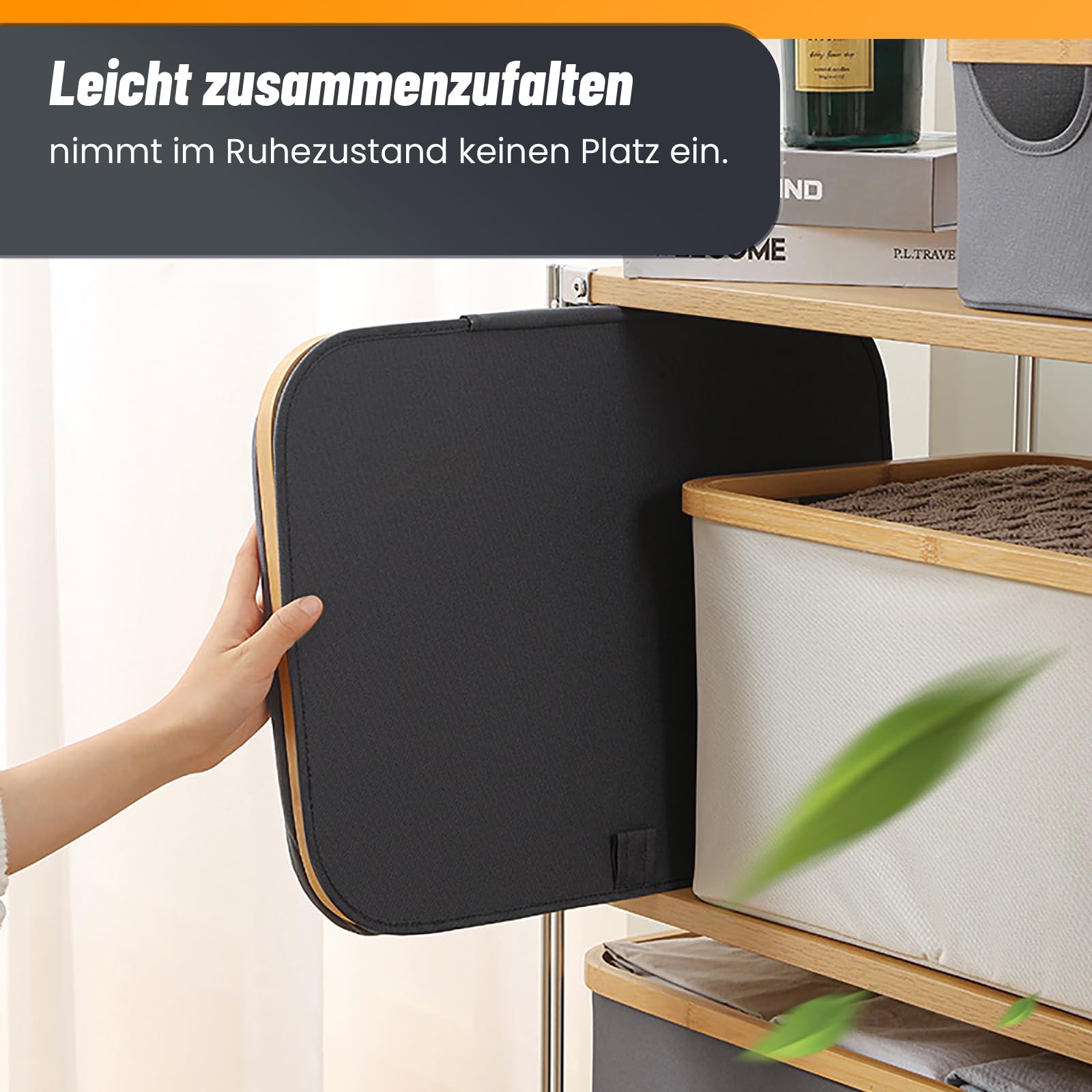 160L Poubelle Tri Selectif 2 Bacs, Poubelle de Tri avec Aacs Amovibles, Poubelle Cuisine Tri XXL, Bac de Tri Selectif - Idéale pour la cuisine