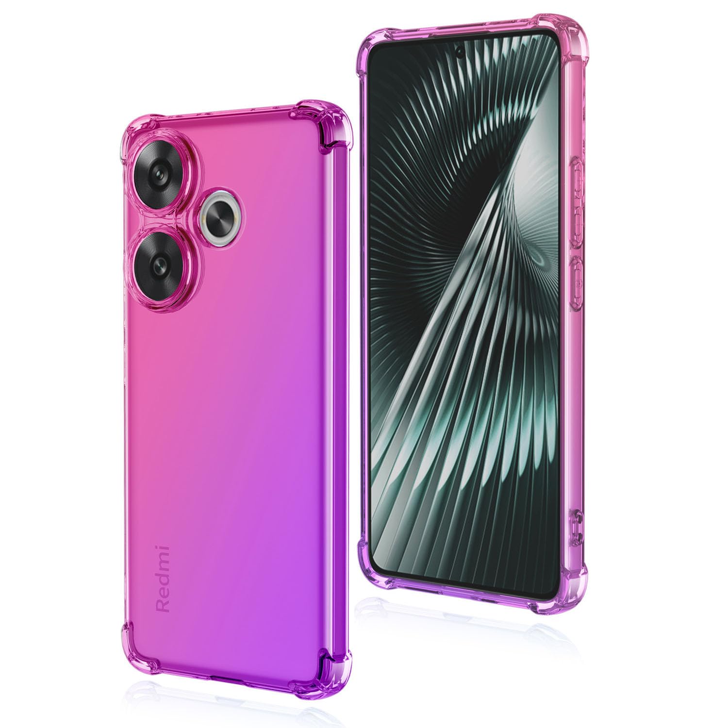 COMAKU Xiaomi Poco F6 Case, Ultra Light Slim TPU Phone Cover with Shockproof Protection