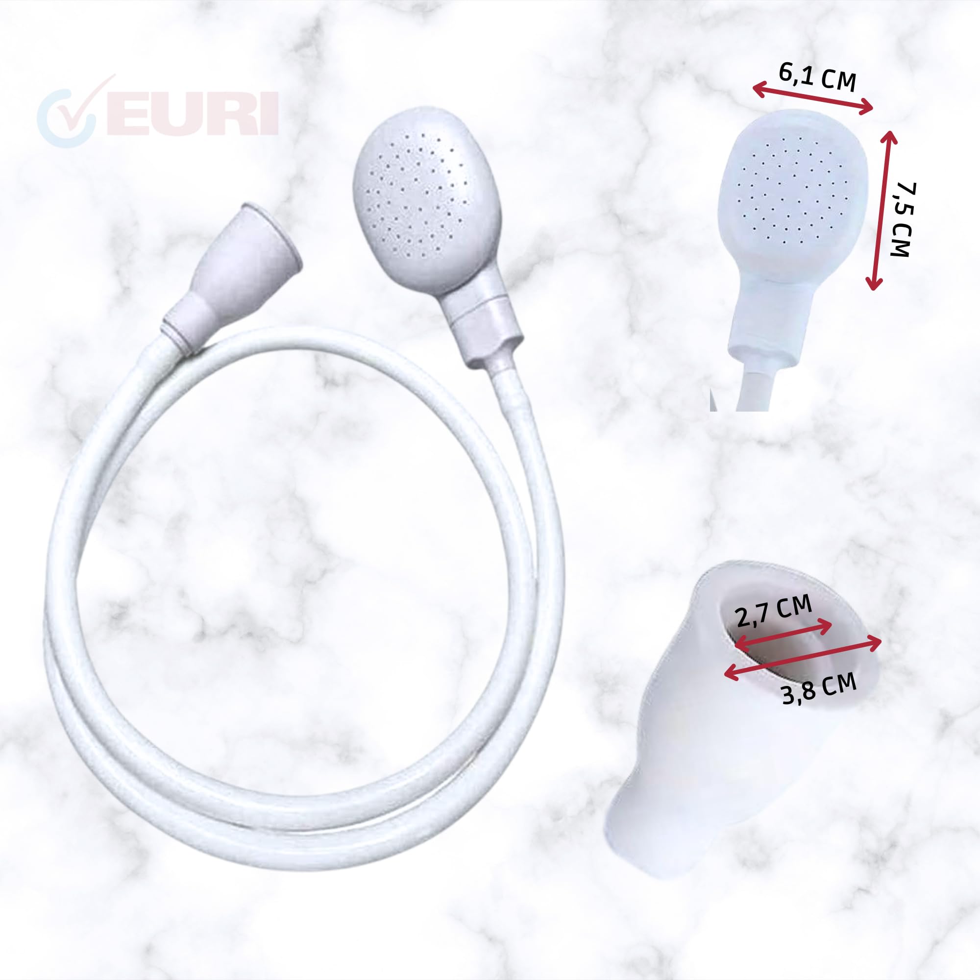 EURI | Set Lavatesta portatile per la casa | Lavatesta portatile | Lavatesta per letto e sedute