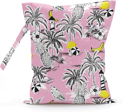 Miniatura 2 de Bolsa húmeda, bolsa húmeda para traje de baño, viajes, playa, piscina, pañales, ropa sucia de yoga, gimnasio, bolsa de maquillaje, impermeable,