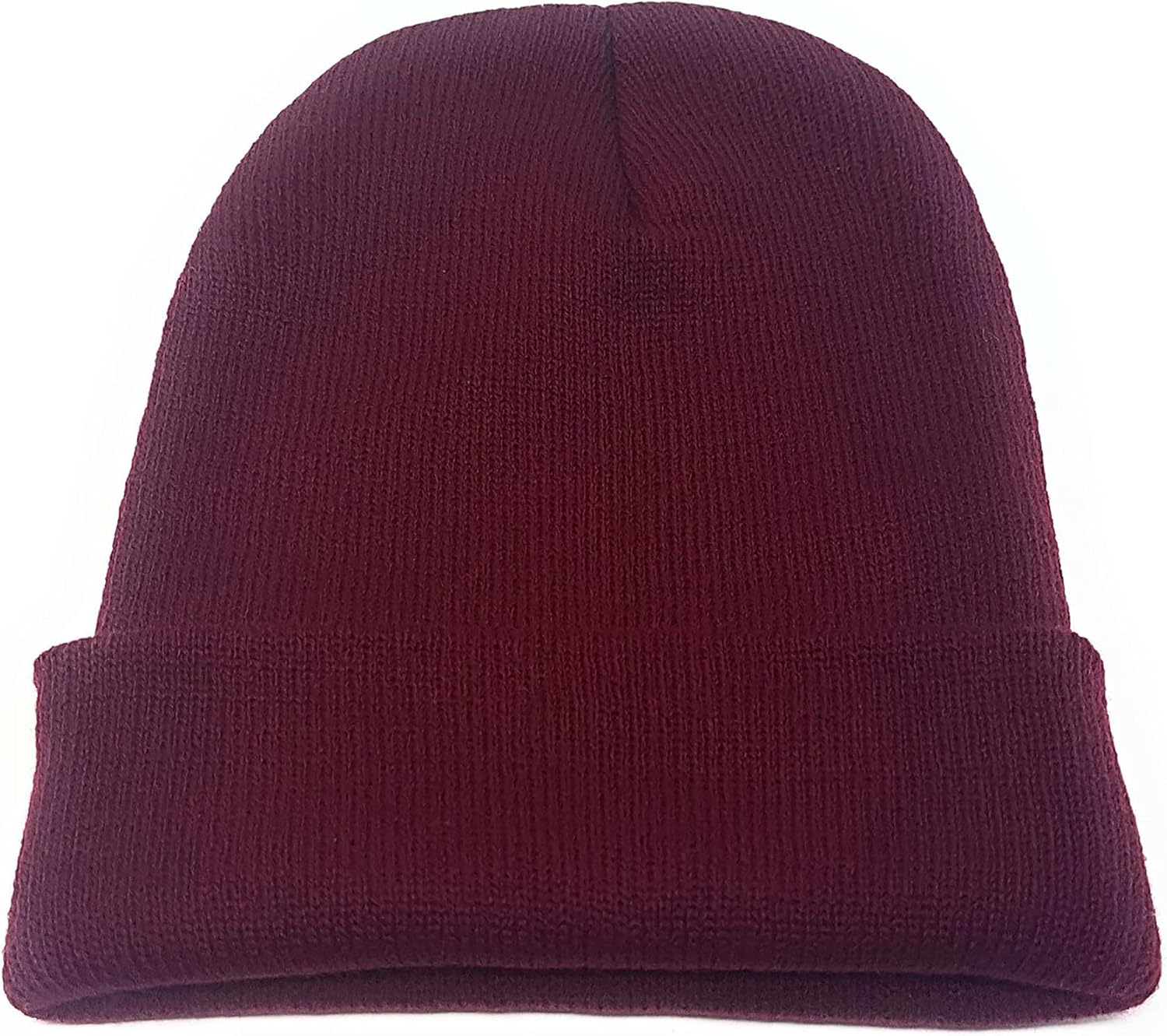 Unisex Boys Girls Knitted Beanie Hat,Kids Knit Winter Hat Warm Fleece Lined Skull Beanie Hat (red)