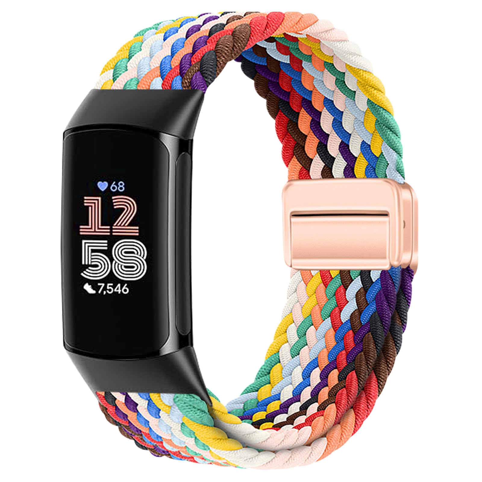 Fitbit Charge 6/5 Bands - Soft Braided -22 Fitbit Charge 6/5 Bands - Soft Braided -22