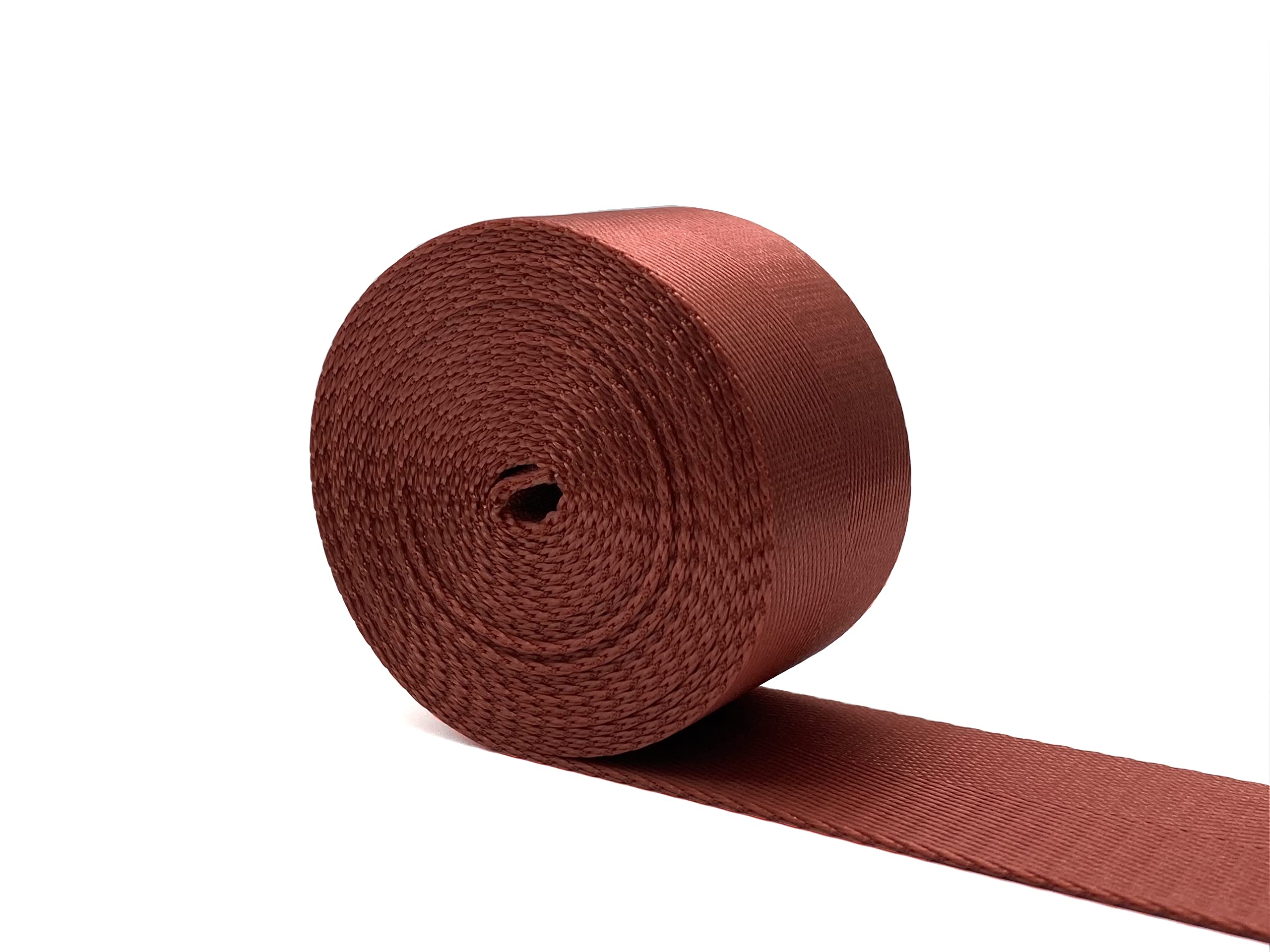 3dancraftit 1 1/2 inch (38mm) heavy weight Nylon webbing Strap 5 yards (Red NL381#)