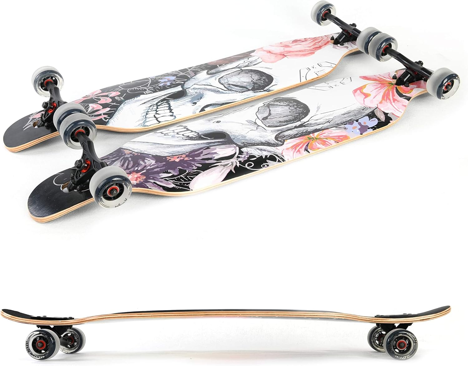Amrgot 42 inches Complete Longborads Drop Through Deck Concave Cruise Professional Longboards