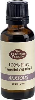 Fabulous Frannie Anxious 100% Pure Essential Oil Blend 30ml made with Lavender, Bitter Orange, Bergamot and Clary Sage Essential Oils