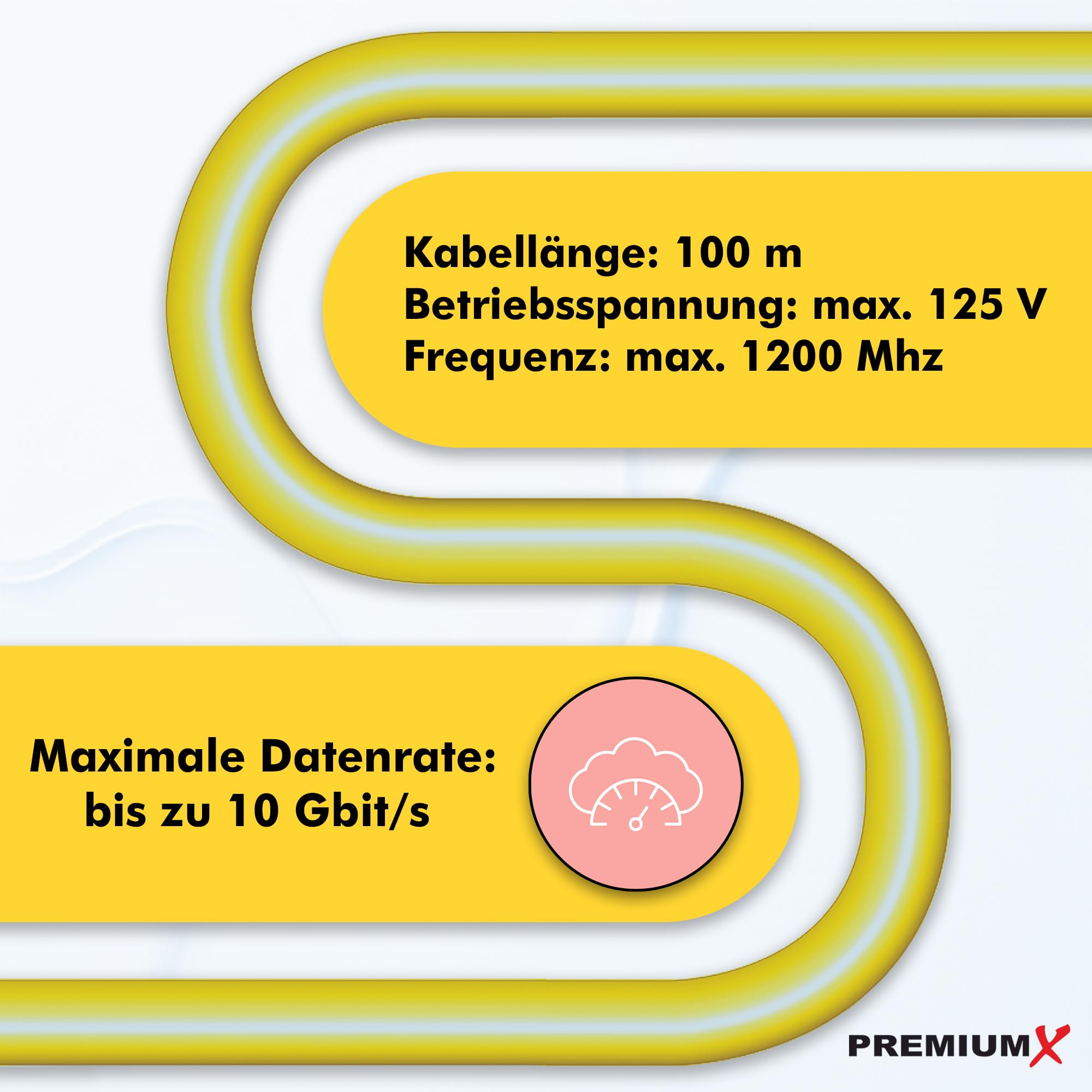 Premium X Kabel sieciowy 100 m CAT 7A Simplex LAN kabel instalacyjny Ethernet miedziany kabel do transmisji danych AWG 23 S/FTP PiMF PoE Eca Cat7A 1200 MHz kabel instalacyjny bezhalogenowy
