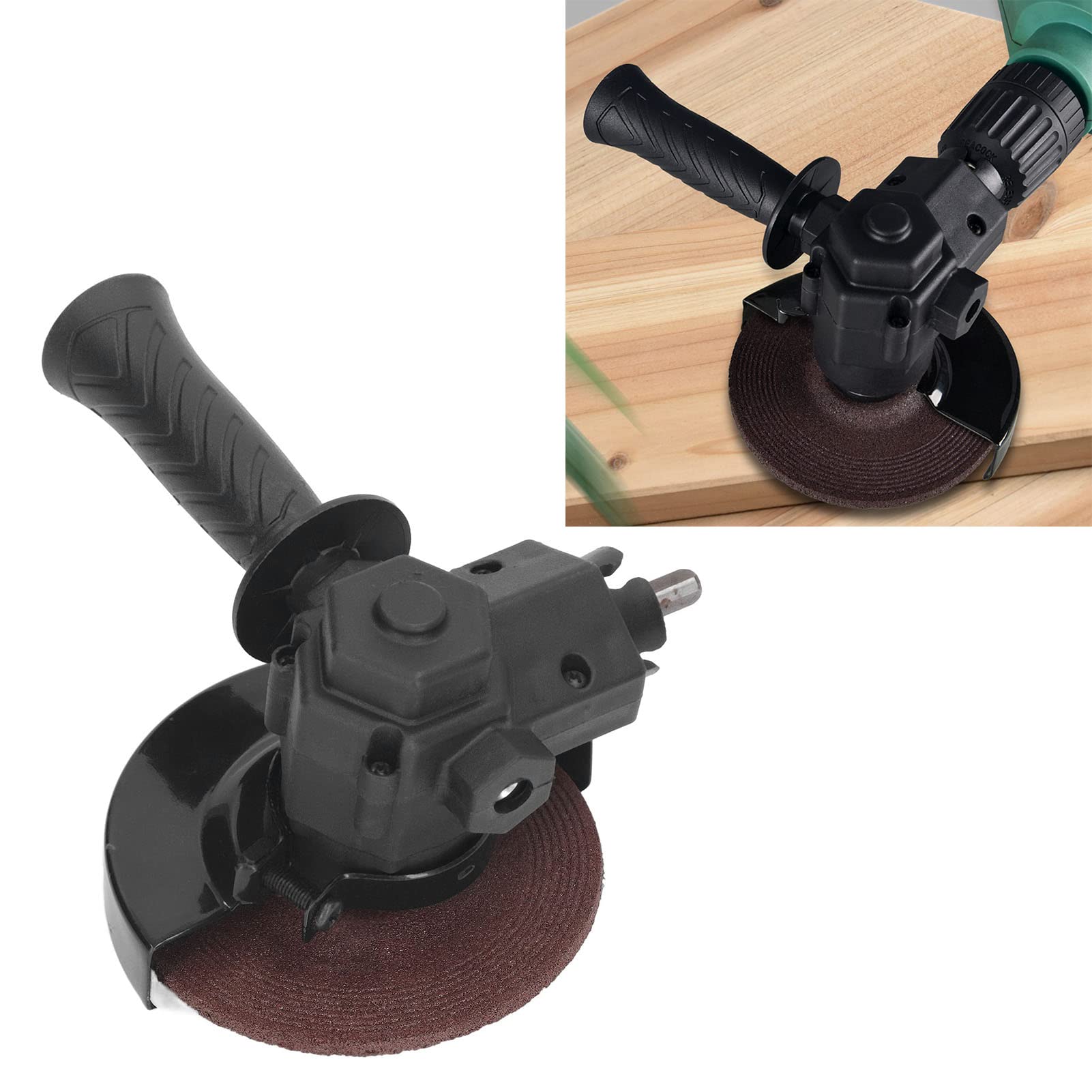 Drill to Angle Grinder Adapter Converter, Angle Grinder Adapter, Cutting Fixing Bracket Accessory Set Kit, Electric Drill Converter, for Working Cutting Wood, Metal Pipe