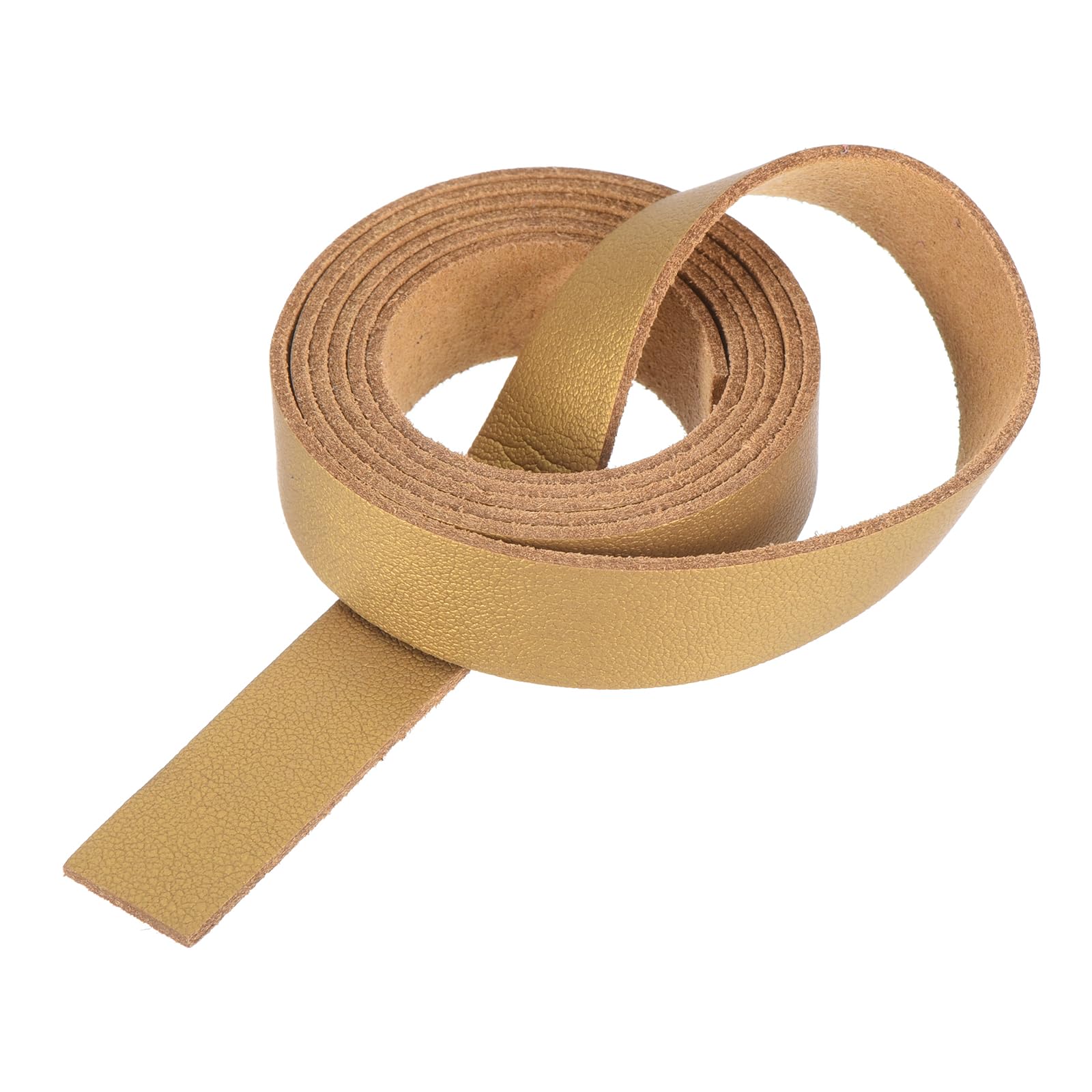 QUARKZMAN Tira De Cuero Para Manualidades – 100cm X 1.5cm, Piel De PU Flexible Para Pulseras Y Llaveros