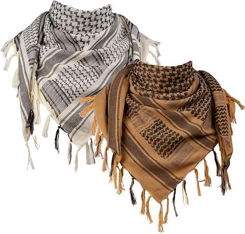 FREE SOLDIER - Bufanda militar, shemagh, pañuelo palestino, bufanda para la cabeza o el cuello, pañuelo árabe, pañuelo del desierto para la cabeza,