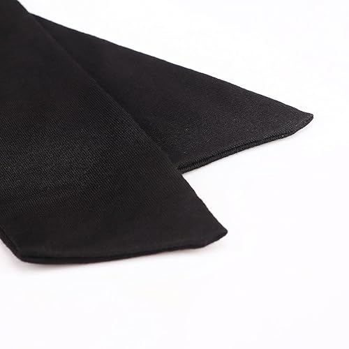 Miniatura 5 de DRESHOW 6 diademas ajustables para mujer, diademas anudadas de algodón, elásticas, antideslizantes, a la moda, para entrenamiento, deportes, correr,